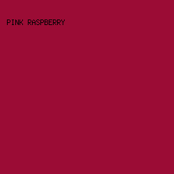 9B0C35 - Pink Raspberry color image preview