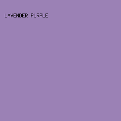 9B81B5 - Lavender Purple color image preview