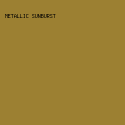 9C8032 - Metallic Sunburst color image preview