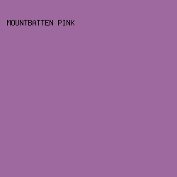 9E699E - Mountbatten Pink color image preview