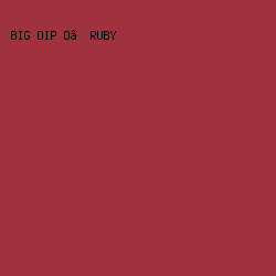 9F323E - Big Dip O’ruby color image preview