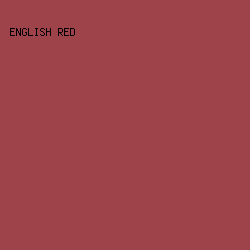 9F434B - English Red color image preview
