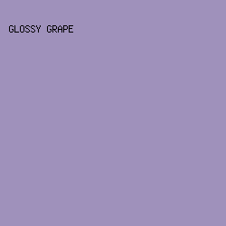 9F91BB - Glossy Grape color image preview