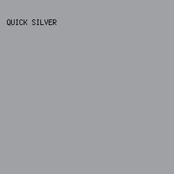 9FA1A5 - Quick Silver color image preview