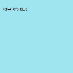 9FE3EE - Non-Photo Blue color image preview