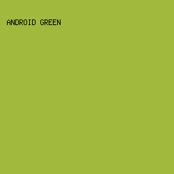 A1B93C - Android Green color image preview