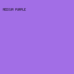 A26EE6 - Medium Purple color image preview
