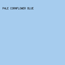 A6CCEE - Pale Cornflower Blue color image preview