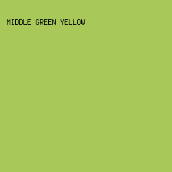 A8C959 - Middle Green Yellow color image preview