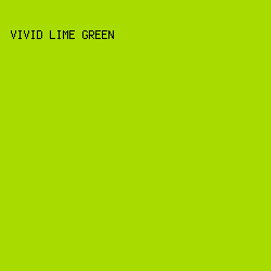 A8DC00 - Vivid Lime Green color image preview