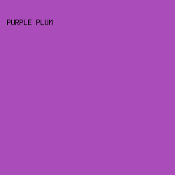 AA4CB9 - Purple Plum color image preview