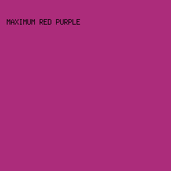 AC2C7B - Maximum Red Purple color image preview