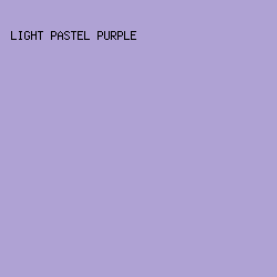 AFA2D4 - Light Pastel Purple color image preview