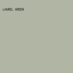 B0B6A3 - Laurel Green color image preview