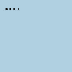 B0D0E1 - Light Blue color image preview
