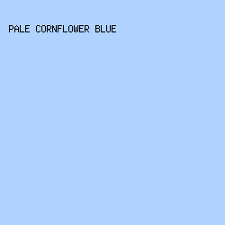 B0D2FF - Pale Cornflower Blue color image preview