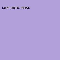 B2A0DA - Light Pastel Purple color image preview