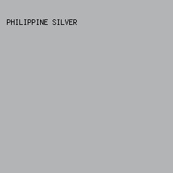 B3B4B5 - Philippine Silver color image preview