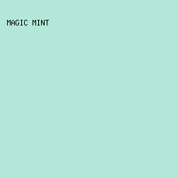 B3E8D8 - Magic Mint color image preview