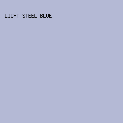 B4B9D5 - Light Steel Blue color image preview