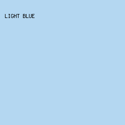 B4D7F1 - Light Blue color image preview