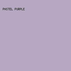 B6A7C3 - Pastel Purple color image preview