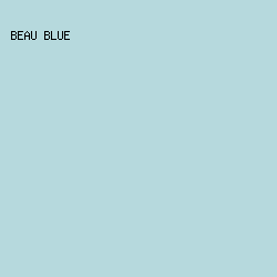 B6D9DD - Beau Blue color image preview