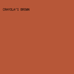 B75738 - Crayola's Brown color image preview
