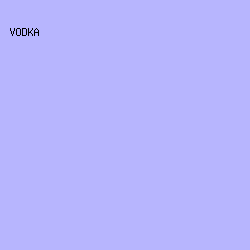 B7B5FE - Vodka color image preview