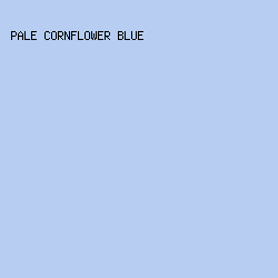 B7CEF2 - Pale Cornflower Blue color image preview