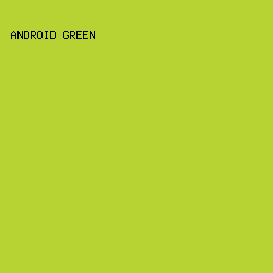 B7D233 - Android Green color image preview