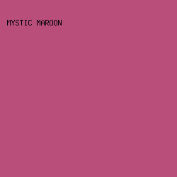 B94E7B - Mystic Maroon color image preview
