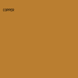 BA7E30 - Copper color image preview