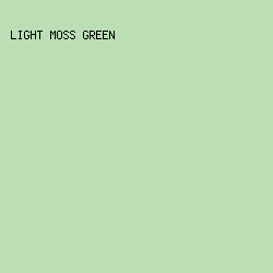 BBDEB4 - Light Moss Green color image preview