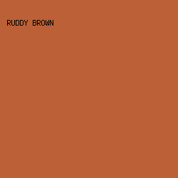 BC6037 - Ruddy Brown color image preview