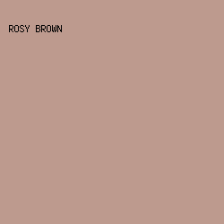 BD9A8E - Rosy Brown color image preview