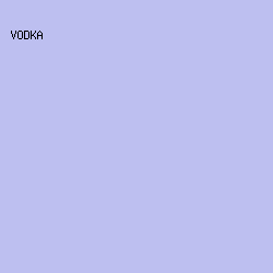 BDBFF0 - Vodka color image preview