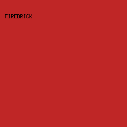BF2626 - Firebrick color image preview
