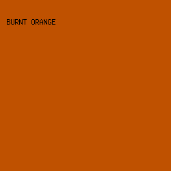 BF5100 - Burnt Orange color image preview
