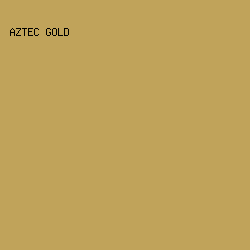 C0A35A - Aztec Gold color image preview