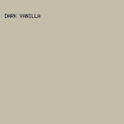 C3BEAA - Dark Vanilla color image preview