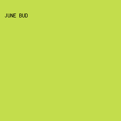 C3DD4C - June Bud color image preview