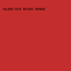 C42D2D - Golden Gate Bridge Orange color image preview