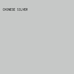 C5C8C7 - Chinese Silver color image preview