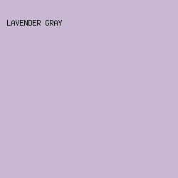 C8B8D4 - Lavender Gray color image preview