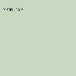 C8D9C1 - Pastel Gray color image preview
