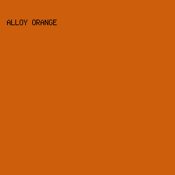 CC5E0C - Alloy Orange color image preview