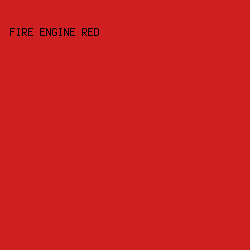 CE2020 - Fire Engine Red color image preview
