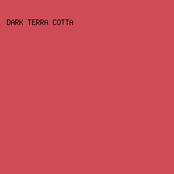 CF4C57 - Dark Terra Cotta color image preview