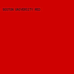 D00101 - Boston University Red color image preview